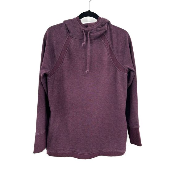 Duluth Trading Co Tops - DULUTH TRADING CO Purple Ooh La Loop French Terry Hoodie Sweatshirt Size Medium